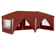 Pop-up šventinis palapinė 575 x 288 x 245 cm Terakotos