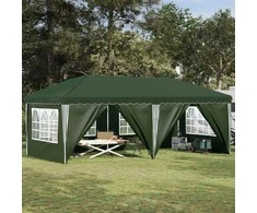 Pop-up šventinis palapinė 575 x 288 x 245 cm Žalia