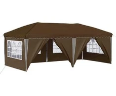 Pop-up šventinis palapinė 575 x 288 x 245 cm Taupe