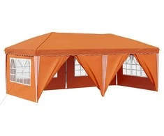 Pop-up šventinis palapinė 575 x 288 x 245 cm Oranžinė