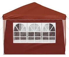 Pop-up šventinis palapinė 575 x 288 x 245 cm Terakotos