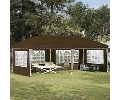 Pop-up šventinis palapinė 575 x 289 x 245 cm Taupe