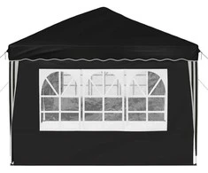 Pop-up šventinis palapinė 575 x 289 x 245 cm Juoda