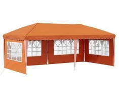 Pop-up šventinis palapinė 575 x 289 x 245 cm Oranžinė