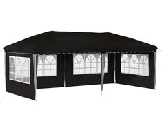 Pop-up šventinis palapinė 575 x 289 x 245 cm Juoda