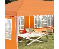 Pop-up šventinis palapinė 575 x 289 x 245 cm Oranžinė