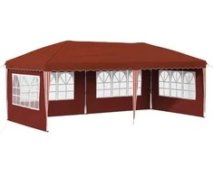 Pop-up šventinis palapinė 575 x 289 x 245 cm Terakotos
