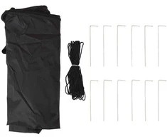 Pop-up šventinis palapinė 575 x 289 x 245 cm Oranžinė