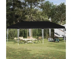 Pop-up šventinis palapinė 575 x 290 x 245 cm Juoda