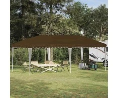 Pop-up šventinis palapinė 575 x 290 x 245 cm Taupe