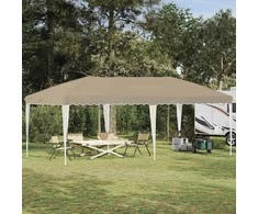 Pop-up šventinis palapinė 575 x 290 x 245 cm Kreminė