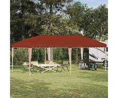 Pop-up šventinis palapinė 575 x 290 x 245 cm Terakotos