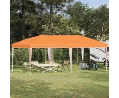 Pop-up šventinis palapinė 575 x 290 x 245 cm Oranžinė