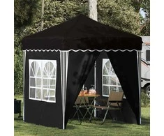 Pop-up šventinis palapinė Juoda 195 x 195 x 245 cm