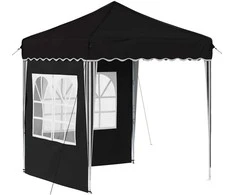Pop-up šventinis palapinė Juoda 195 x 195 x 245 cm
