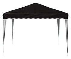 Pop-up šventinis palapinė 288 x 288 x 245 cm Juoda
