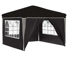 Pop-up šventinis palapinė Juoda 288 x 288 x 245 cm