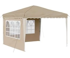 Pop-up šventinis palapinė Kreminė 288 x 288 x 245 cm