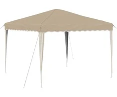 Pop-up šventinis palapinė 288 x 288 x 245 cm Kreminė