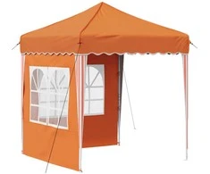 Pop-up šventinis palapinė Oranžinė 195 x 195 x 245 cm