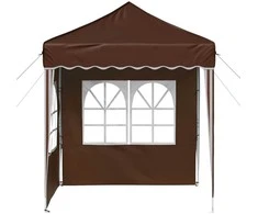Pop-up šventinis palapinė 195 x 195 x 245 cm Ruda