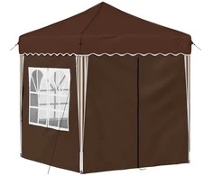 Pop-up šventinis palapinė 195 x 195 x 245 cm Ruda
