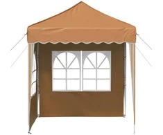 Pop-up šventinis palapinė 195 x 195 x 245 cm Smėlio