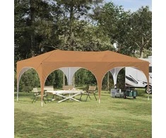 Pop-up šventinis palapinė Smėlio 575 x 288 x 245 cm