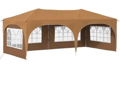 Pop-up šventinis palapinė Smėlio 575 x 288 x 245 cm
