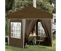 Pop-up šventinis palapinė Taupe 195 x 195 x 245 cm