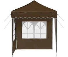 Pop-up šventinis palapinė 195 x 195 x 245 cm Taupe