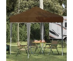 Pop-up šventinis palapinė Taupe 195 x 195 x 245 cm