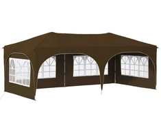 Pop-up šventinis palapinė Taupe 575 x 288 x 245 cm