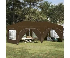 Pop-up šventinis palapinė Taupe 575 x 288 x 245 cm