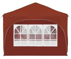 Pop-up šventinis palapinė 575 x 288 x 245 cm Terakotos