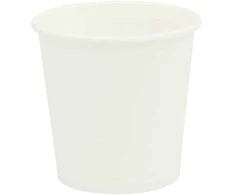 Popieriniai kavos puodeliai 1000 vnt 4oz 100ml Baltas