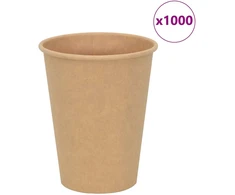 Popieriniai kavos puodeliai, 1000 vnt., 12 uncijų, 300 ml, rudi