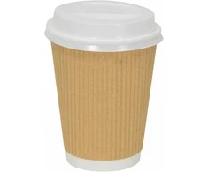 Popieriniai kavos puodelių dangteliai, Ø90mm 12oz/16oz 1000vnt.
