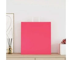 Popieriniai maišeliai 250vnt. su rankenomis, rožinis 45x17x48cm