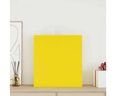 Popieriniai maišeliai 250vnt. su rankenomis geltonos 45x17x48cm