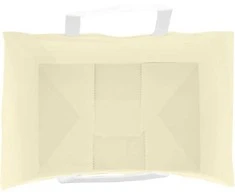 Popieriniai maišeliai 250vnt. su rankenomis geltonos 32x22x24cm