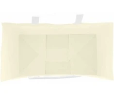 Popieriniai maišeliai 250vnt. su rankenomis geltonos 21x11x36cm