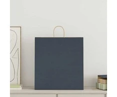 Popieriniai maišeliai 250vnt. su rankenomis, mėlynas 45x17x48cm