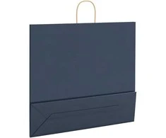 Popieriniai maišeliai 250vnt. su rankenomis, mėlynas 54x15x49cm