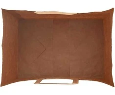 Popieriniai maišeliai 250vnt., su rankenomis, rudos, 32x22x24cm