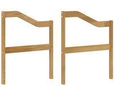 Porankčių modulis 2 pcs Balta 59 x 4 x 73 cm