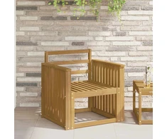 Porankiai 2 pcs Balta 60 x 6 x 61 cm Kietos akacijos mediena