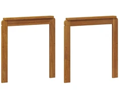 Porankiai 2 pcs Ruda 59 x 6 x 61 cm Apdirbta mediena
