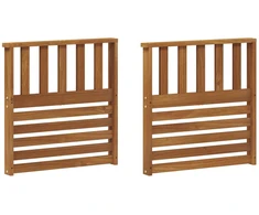 Porankiai 2 pcs Ruda 60 x 6 x 61 cm Apdirbta mediena