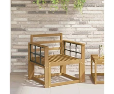 Porankiai 2 vnt. Balta 60 x 6 x 61 cm Kietos akacijos mediena
